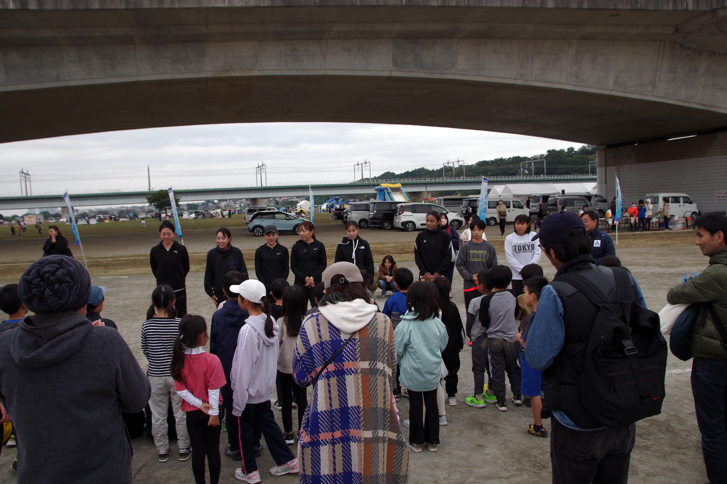 丸子の渡し祭り,多摩川で和むe体験