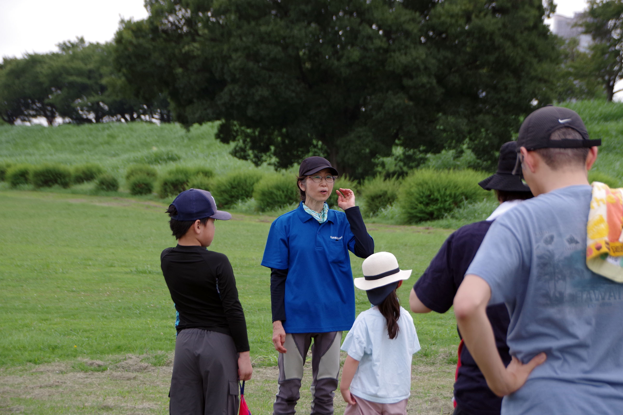 川の生きもの観察（ガサガサ）