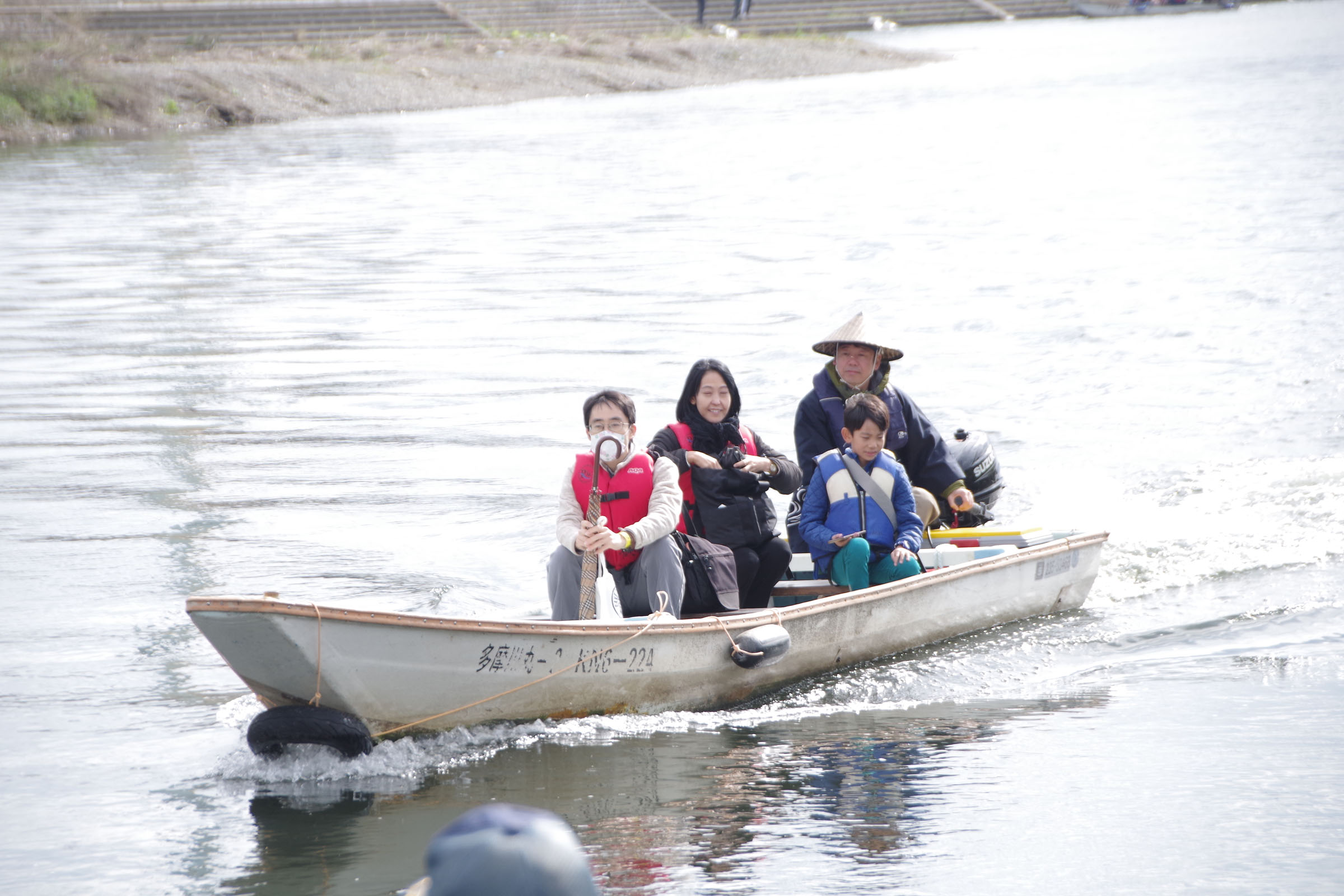 丸子の渡し祭り,多摩川で和むe体験