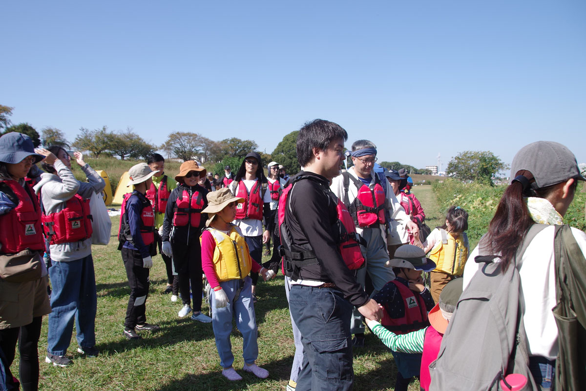 『川の生きもの観察会(ガサガサ)』