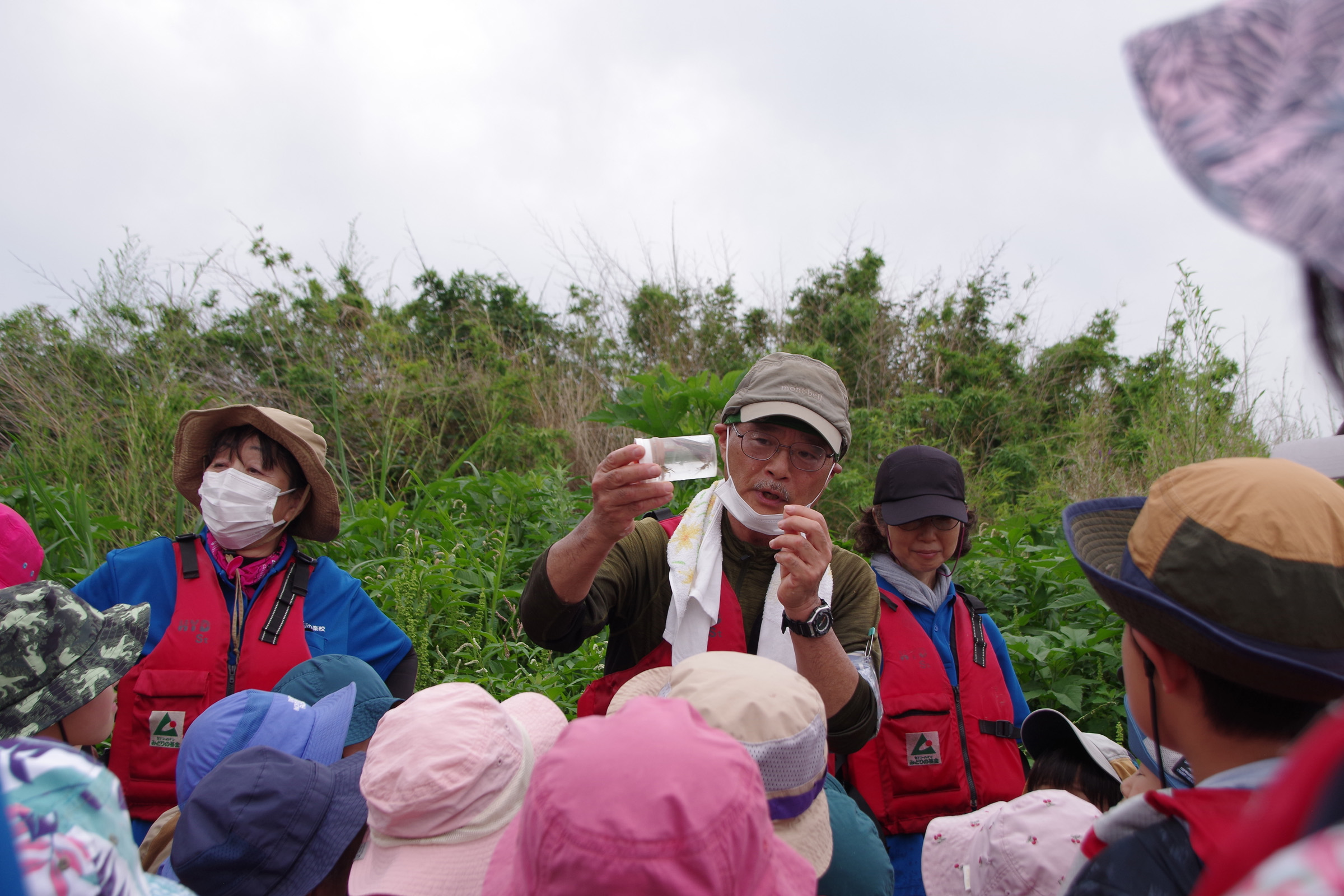 『川の生きもの観察会(ガサガサ)』
