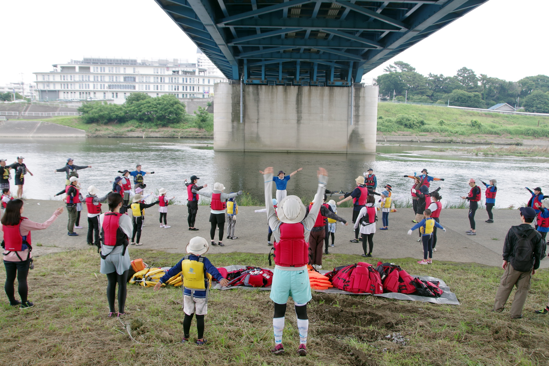 川の安全教室&カヌー体験