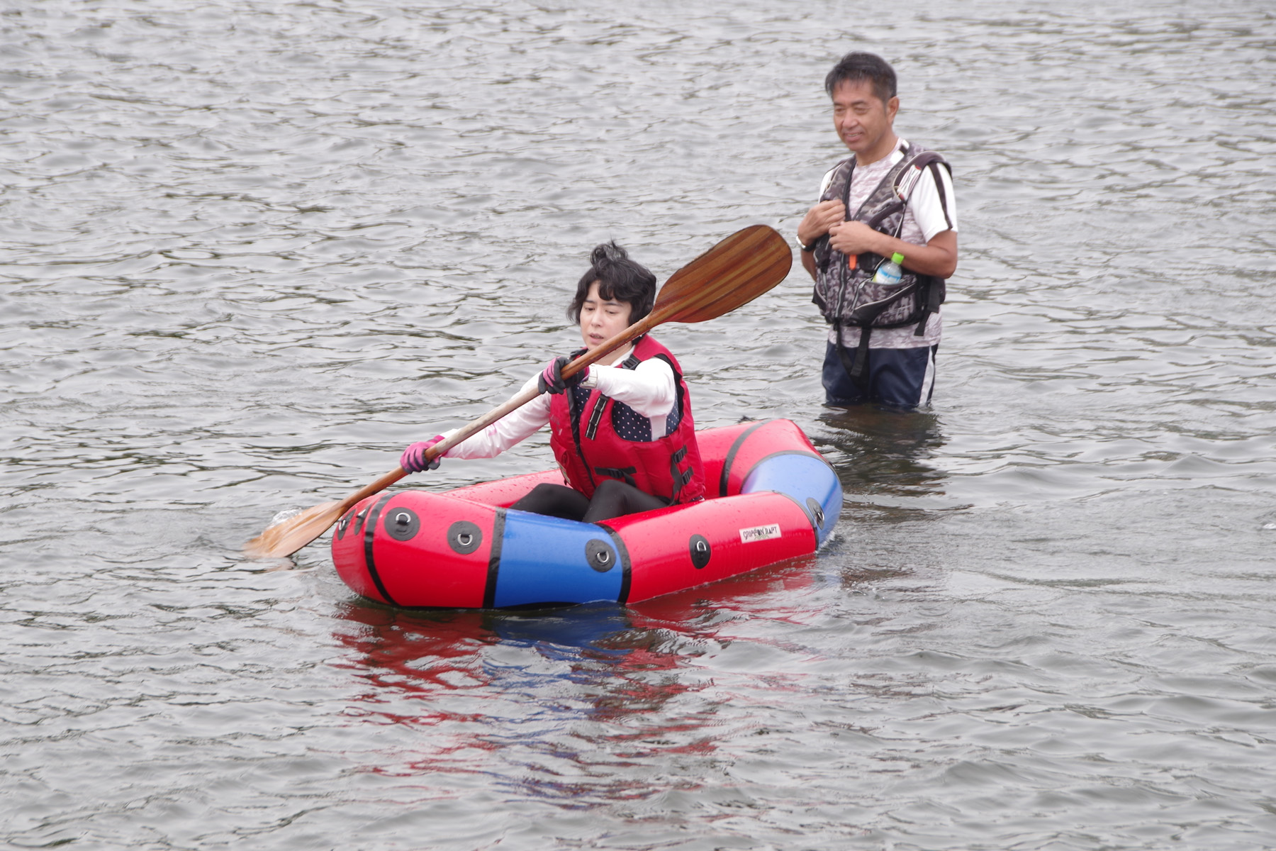 川の安全教室&カヌー体験
