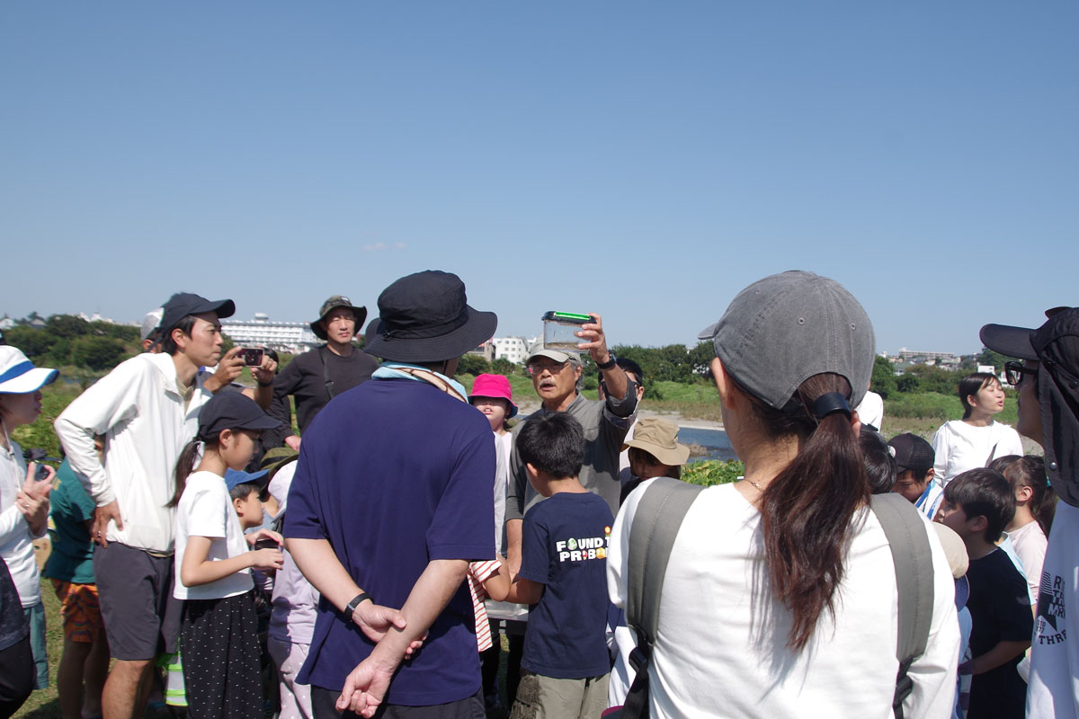 『川の生きもの観察会(ガサガサ)』